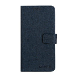 SWISSTEN POUZDRO LIBRO UNI BOOK L TMAVE MODRÉ (148 x 71 mm)