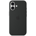 iPhone 16 Silicone Case with MS - Black