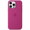 iPhone 16 Pro Max Silicone Case with MS - Fuchsia