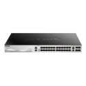 D-Link DGS 3130-30S - Přepínač - L3 Lite - řízený - 24 x Gigabit SFP + 2 x 10 Gigabit Ethernet + 4 x 10 Gigabit SFP+