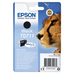 Epson inkoustová náplň T0711 Singlepack T0711 DURABrite Ultra Ink Černá