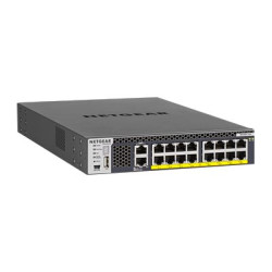 NETGEAR M4300-16X - Přepínač - L3 - řízený - 16 x 100 1000 2.5G 5G 10GBase-T (PoE+) - Lze montovat do rozvaděče - PoE+ (500 W)