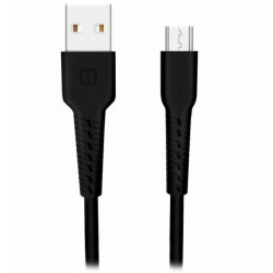 SWISSTEN DATOVÝ KABELUSB MICRO USB 1,0 M ČERNÝ