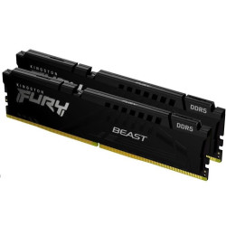 KINGSTON DIMM DDR5 32GB (Kit of 2) 5200MT s CL36 FURY Beast Černá EXPO