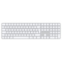 Apple Magic Keyboard Numeric Touch ID Bezdrátová Bluetooth CZ layout Bílá