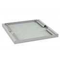 Triton 19\' polička perforovaná 1U 450mm, max.nosnost 80kg,,integrované podpěry RAL7035 , šedá