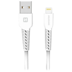 SWISSTEN DATOVÝ KABELUSB LIGHTNING BÍLÝ 1,2M (SAMOPRODAVAČ)