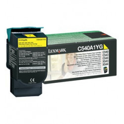 Tonerová cartridge Lexmark C540 X543 X544 X543 X544, yellow, C540A1YG, 1000s, retu