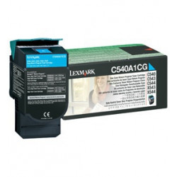 Tonerová cartridge Lexmark C540 X543 X544 X543 X544, cyan, C540A1CG, 1000s, O