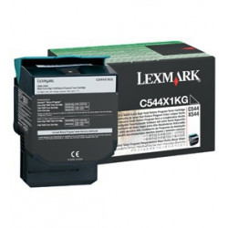 Tonerová cartridge Lexmark X544x, black, C544X1KG, 6000s, return, extra high capacity, O