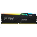 KINGSTON DIMM DDR5 16GB 6000MT s CL36 FURY Beast RGB Černá EXPO