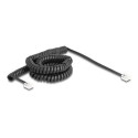 Telephone Cable Coiled Cable RJ11 plug, Telephone Cable Coiled Cable RJ11 plug