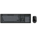 Genius Smart KM-8200 COPILOT, sada klávesnice s bezdrátovou optickou myší, CZ SK, klasická, černo-šedá
