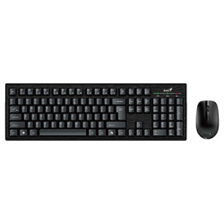 Genius KM-8101 COPILOT, sada klávesnice s bezdrátovou optickou myší, 1x AAA, 1x AA, CZ SK, multimediální, nízkoprofilová typ bezdr