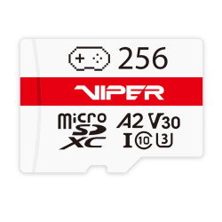 PATRIOT Viper 256GB Micro SDXC UHS-I U3 A2 C10 V30