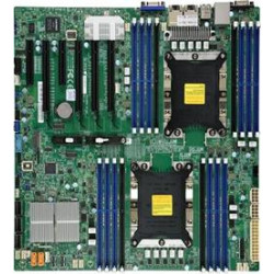 SUPERMICRO MB 2xLGA3647, iC621, 16x DDR4 ECC, 14xSATA3, 2xNVMe, 1xM.2, PCI-E 3.0 4,2(x16,x8),2x LAN,IPMI