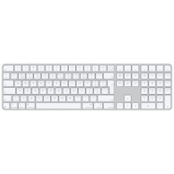 Apple Magic Keyboard s Touch ID (2024) s Numerickou klávesnicí Bílé klávesy USB-C bezdrátová CZ Layout