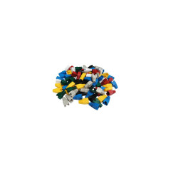DATACOM Návlek pro plug RJ45 s bublinou černý - 100 pack