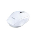 Acer myš bezdrátová G69 bílá - RF2.4G, 1600 dpi, 95x58x35 mm, 10m dosah, 2x AAA, Win Chrome Mac, (Retail Pack)