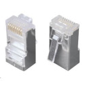 Solarix Konektor RJ45 CAT5E STP 8p8c stíněný neskládaný na drát 100 ks KRJS45 5SLD