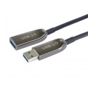 PremiumCord USB 3.0 prodlužovací optický AOC kabel A Male - A Female 15m
