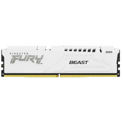 KINGSTON DIMM DDR5 16GB 6000MT s CL30 ECC FURY Beast XMP Bílá
