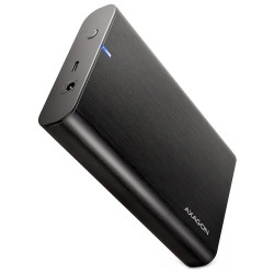 AXAGON hliníkový box pro 3,5" SATA HDD EE35-A6C USB-C 3.2 Gen1 kabel 60cm