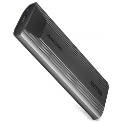 AXAGON box THIN pro M.2 NVMe SSD EEM2-GTS2 USB-C USB 3.2 Gen2 až 10 Gbit s kabel 50cm