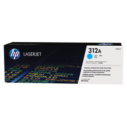 HP tisková kazeta CF381A azurová, originál