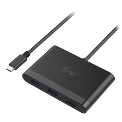 i-tec USB 3.1 Type C HDMI Travel adaptér PD Data 1x HDMI 4K Ultra HD 3840x2160 2x USB 3.0 černý