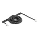 Telephone Cable Coiled Cable RJ11 plug, Telephone Cable Coiled Cable RJ11 plug