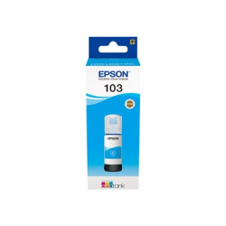 Epson 103 - 65 ml - azurová - originální - doplnění inkoustu - pro EcoTank L3150, L3151, L5190