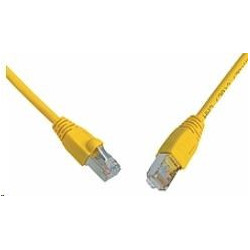 Solarix Patch kabel CAT6 SFTP PVC 1m žlutý snag-proof C6-315YE-1MB