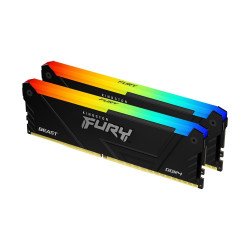 KINGSTON DIMM DDR4 16GB (Kit of 2) 3600MT s CL17 FURY Beast RGB, XMP
