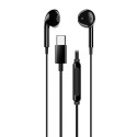 Genius HS-M365, sluchátka s mikrofonem, černá, 2.0, špuntová, USB Type-C