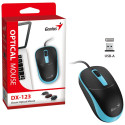 GENIUS DX-123 Ocean Blue drátová 1200 dpi USB černomodrá