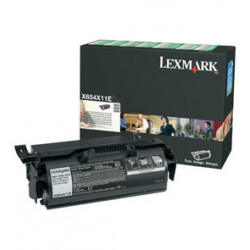 Tonerová cartridge Lexmark X651, X652, X654, X656, X658, black, X654X11E, 36000s, return,