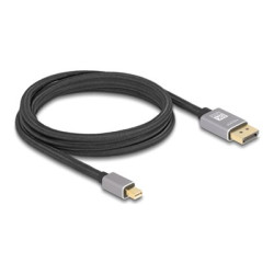 Delock - Kabel DisplayPort - Mini DisplayPort (M) do DisplayPort (M) - DisplayPort 1.4 - 2 m - podpora 8K60Hz - černá, šedá