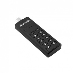 VERBATIM USB C 3.1 Drive 32 GB - Keypad Secure (R:160 W:130 MB s) GDPR