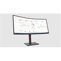 Lenovo ThinkVision T34w-30, 34", WLED, 3440x1440, 21:9, 110dpi, 350cd m2, 3000:1, , 4ms, 178° 178°, 3R