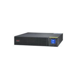 APC Easy UPS On-Line - UPS (k montáži na regál) - AC 220 230 240 V - 900 Watt - 1000 VA - 1 fáze - olovo-kyselina - USB, serial - výstupní konektory: 3 - PFC - 2U - Evropa - černá, RAL 7010
