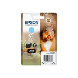 Epson 378 - 4.8 ml - světle azurová - originální - blistr s RF akustickým alarmem - inkoustová cartridge - pro Expression Home XP-8605, XP-8606; Expression Photo XP-8500 Small-in-One, XP-8700