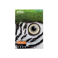 Epson Fine Art - Bavlna - matný - 515 mikronů - texturovaná zářivá - A2 (420 x 594 mm) - 300 g m2 - 25 listy bavlněný papír - pro SureColor SC-P20000, SC-P6000, SC-P7000, SC-P800, SC-P8000, SC-P900, SC-P9000