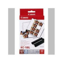 Etikety Canon Selphy CP XXX, bílá, 18, ks KC18IL, pro termosublimační tiskárny, 22x17,3mm, balení včetně inkoustového filmu
