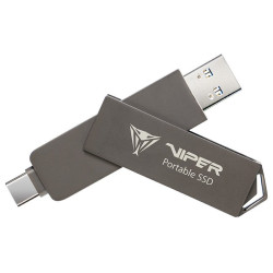 PATRIOT Viper Portable PVP30 SSD 2TB Type A+C USB 3.2 Gen 2 šedá
