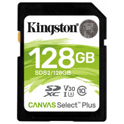 KINGSTON Canvas Select Plus 128GB SDXC UHS-I CL10