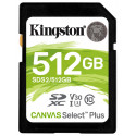 KINGSTON Canvas Select Plus 512GB SDXC UHS-I CL10