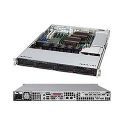 SUPERMICRO 1U chassis 4x 3,5" HS SAS SATA, 600W (80PLUS Platinum),