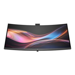 HP 734pm - Series 7 Pro - LED monitor - zakřivená - 34" - 3440 x 1440 WQHD @ 120 Hz - IPS Black - 400 cd m? - 2000:1 - DisplayHDR 400 - 5 ms - Thunderbolt 4, HDMI, DisplayPort, USB-C - reproduktory - černá, stříbrná