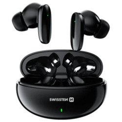 Swissten bluetooth TWS sluchátka Sonic - černá